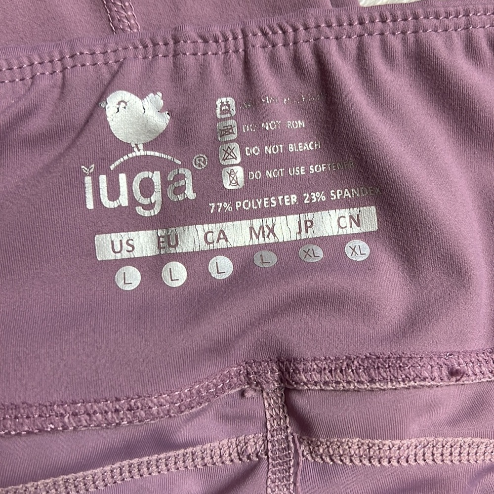 🚨FiNAL SALE! Large purple buttery soft leggings EUC - Picture 4 of 6